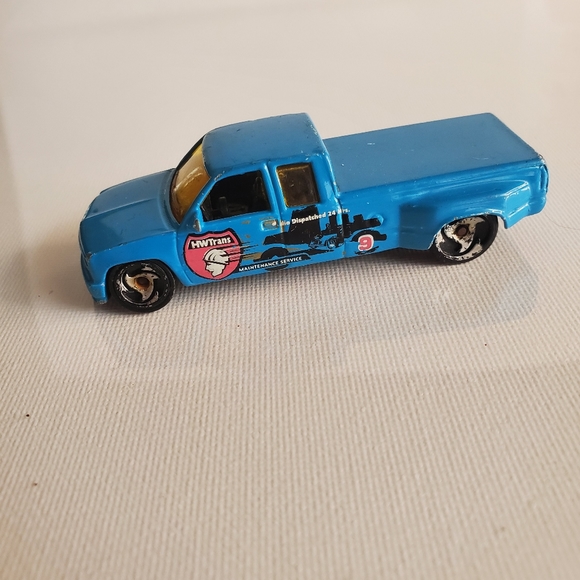 1997 "Customized C 3500" HW Trans #9 Truck Hot Wheels - Picture 3 of 7